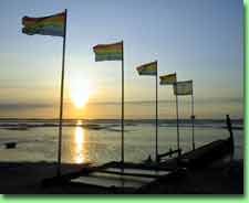Sonnenuntergang am Wasser